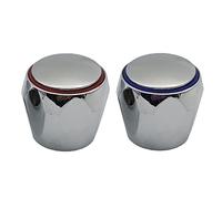 Keuyeo 2 Pz/Set Maniglia del Rubinetto Manopola di Ricambio Universale Caldo Freddo Rubinetto Interruttore Cucina Bagno Lavabo Lavello Componenti Accessori