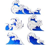 Keuyeo Adesivi per Auto del Mare Adesivi per Decalcomanie per Auto Impermeabili con Oceaniche per Auto Scooter Camion Paraurti Vetrofania