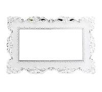 Keuyeo Adesivi per Bordi con Doppio Interruttore Luce Argentata Copertura del Pannello per della Presa in Resina Adesivo per Pannello per della Presa Elettrica