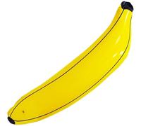 Keuyeo Banana Gonfiabile Gialla, Giocattoli Gonfiabili, Banana Finta Gigante Gonfiabile, Accessorio Piscina per Decorazione della Festa Hawaiana Luau