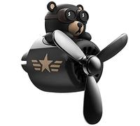 Keuyeo Cartoon Bear Pilot Deodorante per Auto Uscita Aria Automobilistica Deodorante Clip per Sfiato Diffusore di Aromi Profumo per Auto Profumo Aromaterapia Ornamento Accessori per Auto