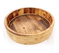 Keuyeo Ciotola di Riso per Sushi in Legno Hangiri Sushi Oke Sushi Vasca per Mescolare Il Riso Vassoio per Cottura a Vapore Ciotola per Mescolare Il Riso per Cucina del Ristorante