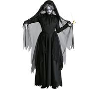 Keuyeo Costume Sposa Cadavere di Halloween Costume Sposa Spaventoso Abito Sposa Zombie Sposa Morta Costume Strega Horror Costumi di Halloween per Donne