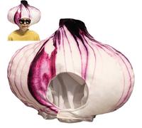 Keuyeo Divertente Cappello a Forma di Cipolla, in Peluche, a Forma di Cipolla, novità, in Peluche, per Vestire Le Verdure, Costume, per Compleanno, Carnevale, Halloween, Bomboniere