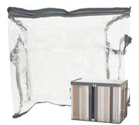 Keuyeo Scatola Porta Libri Scatola Porta Libri Trasparente Scatola Porta Libri Impermeabile Scatola Porta Libri Pieghevole per Dormitorio Studentesco in Classe