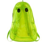 Keuyeo Zaino Modello Fantasma di Halloween Borsa Trasparente Impermeabile Borsa per Libri in PVC Trasparente Zaino Trasparente per Eventi nello Stadio