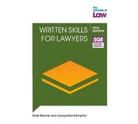 Kevin Browne Jacqueline Kempton SQE2 Written Skills for Lawyers 5e (Tascabile)