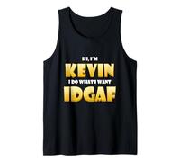 Kevin Costume IDGAF Meme Personalized First Name Kevin Joke Canotta