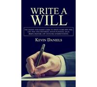 Kevin Daniels Write a Will (Tascabile)