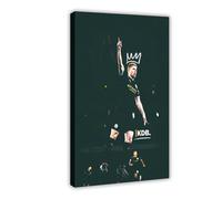 Kevin De Bruyne 4k - Affiche poster su tela, decorazione artistica da parete per soggiorno e camera da letto, 40 x 60 cm