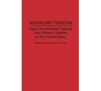 Kevin E. Early Martha T. Zingo Nameless Persons (Copertina rigida)