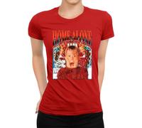 Kevin Home Alone - Maglietta natalizia da donna, Colore: rosso, M