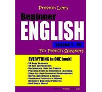 Kevin Lee Matth Preston Lee's Beginner English Lesson 1 - 20 For Fre (Tascabile)