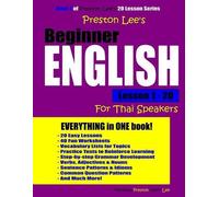 Kevin Lee Matth Preston Lee's Beginner English Lesson 1 - 20 For Tha (Tascabile)