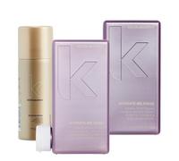 KEVIN.MURPHY HYDRATE-ME Set per il lavaggio dei capelli (shampoo 250 ml + balsamo 250 ml + lacca 100 ml)