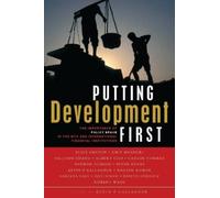 Kevin P. Gallagher Putting Development First (Tascabile)