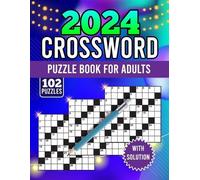 Kevin Robinson Ca 2025 crossword puzzle book for adults with soluti (Tascabile)