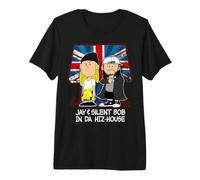 Kevin Smith Jay & Silent Bob-Nuts Remix da Hiz-House UK Excl Maglietta Premium