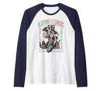 Kevin Smith Jay & Silent Bob Xmas Holy Smokes Biker Babbo Natale Maglia con Maniche Raglan