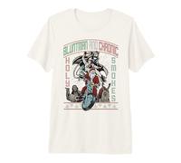 Kevin Smith Jay & Silent Bob Xmas Holy Smokes Biker Babbo Natale Maglietta Premium