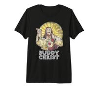 Kevin Smith View Askewniverse Buddy Christ Ottenuto Estate retrò Maglietta Premium