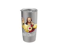 Kevin Smith View Askewniverse Buddy Christ Ottenuto Finger Guns Bicchiere termico in acciaio inox doppia parete