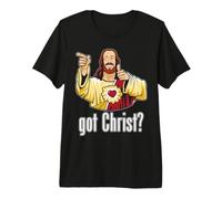 Kevin Smith View Askewniverse Buddy Christ Ottenuto Finger Guns Maglietta Premium