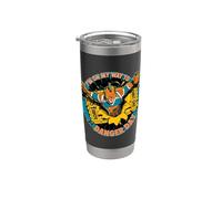 Kevin Smith Visualizza Askewniverse Danger Days Logo Bicchiere termico in acciaio inox doppia parete