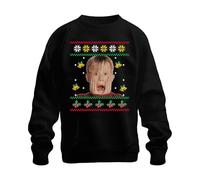 Kevin Solo a Casa Maglione Natalizio Brutto Unisex, Nero , XL