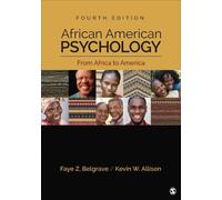 Kevin W. Allison Faye Z. Belgrave African American Psychology (Tascabile)