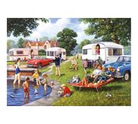Kevin Walsh - Puzzle da 1000 pezzi, collezione Nostalgia Caravan Holiday Jigsaw