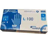 KEVITA Srl POLYSEM GUANTI NITRILE SENZA POLVERE L 100 PEZZI