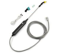 Kevsuvqin Pompa Irroratrice a Batteria 5V/2400mAh, Spruzzatore a Pressione Elettrico, Nebulizzatore Piante con 3 Ugelli e Tubi da 5M, Spruzzino Nebulizzatore Acqua Retrattile per Irrigazione