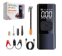 KEWAYO Avviatore d'emergenza portatile 2000A con compressore d'aria 150 PSI - Avvia auto, moto e furgoni - Batteria esterna 12V per benzina (9L) e diesel (6.5L)