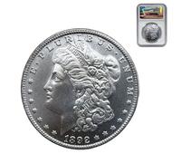 KEWEIYASW 1892 Morgan Silver Dollar for sale, Morgan Coin Fine Uncirculated,deliver coin dustproof protective case