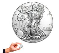 KEWEIYASW 2016 Peace Dollar Coin Replica - Statue of Liberty Design - Collectible American Liberty Souvenir Coin - Rare Antique US Coin for Collectors, History Enthusiasts & Party Gifts