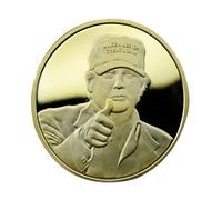 KEWEIYASW 2020Trump Never Surrender Coin, Trump Collectibles Assassinated Shooting Coins,Ace High-End Packaging Coins, Suitable for Gift Giving
