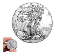 KEWEIYASW Dollaro d'Argento Morgan 2019, Argento Puro al 999%, Monete Non circolate
