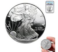 KEWEIYASW Dollaro d'Argento Morgan 2020Argento Puro al 999% Monete Non circolate