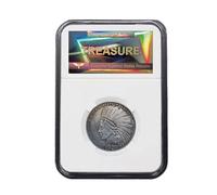 KEWEIYASW Indian Head $10 Dollar Coin, Uncirculated Morgan Silver Dollar, Rare Old Coins for Collectors & American Coin Collection (1907 1PCS)