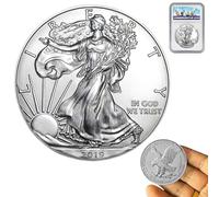 KEWEIYASW Moneta commemorativa della Statua della libertà degli Stati Uniti del 2019, Moneta placcata, Moneta Eagle, Moneta commemorativa Non circolata da 1 oz