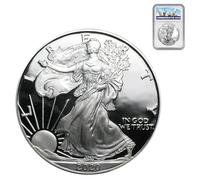 KEWEIYASW Moneta da Un Dollaro Morgan in Argento Americano del 2020 MS-70 (Primo Giorno di Emissione) con Confezione Originale del Governo da $ 1