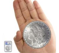KEWEIYASW Monete d'argento del 1981 da 1 oz.999 Dollaro d'argento Morgan puro (Dollaro d'argento Morgan precedente al 2024, dal 1878 al 1981)
