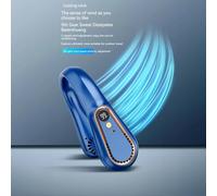 KEWEIYASW Portable Neck Fan,2000 mAh Ricaricabile Battery,Portable Fan That Blow Air ,LED Digital Display, 360° Full Rotation,Suitable for Outdoor, Travel, Office(Green)