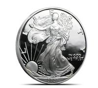 KEWEIYASW Profilo Monete e Oggetti da Collezione 2020 Walking Liberty Mezzo Dollaro Segni di Zecca - Argento al 90% - Mezzo Dollaro Zecca degli Stati Uniti - Estremamente fine/Molto fine