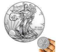 KEWEIYASW Replica della Moneta da Un Dollaro della Pace del 2019 - Design della Statua della libertà - Moneta Souvenir da Collezione della libertà Americana