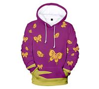 kewing Anime Gintama Felpe con Cappuccio Casual Manica Lunga Pullover Sakata Gintoki 3D Felpa Gintama Costume Cosplay