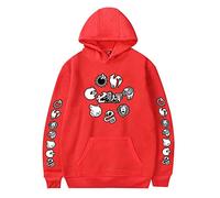 kewing Unisex Anime The Seven Deadly Sins Felpa con Cappuccio a Maniche Lunghe Casual Meliodas Felpe