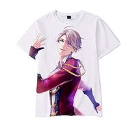 kewing Unisex Anime Yuri!!! on Ice Felpa con Cappuccio a Maniche Lunghe T-Shirt Yuri Katsuki Casual Felpe Pullover