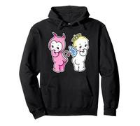Kewpie Baby Angel Devil Cherubini Felpa con Cappuccio